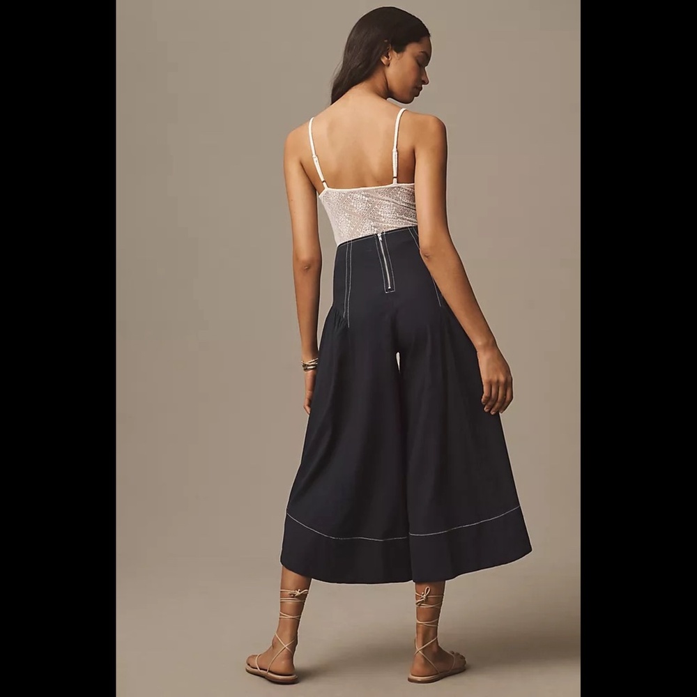 Anthropologie Linen Extended Waist Pants - Picture 4 of 16